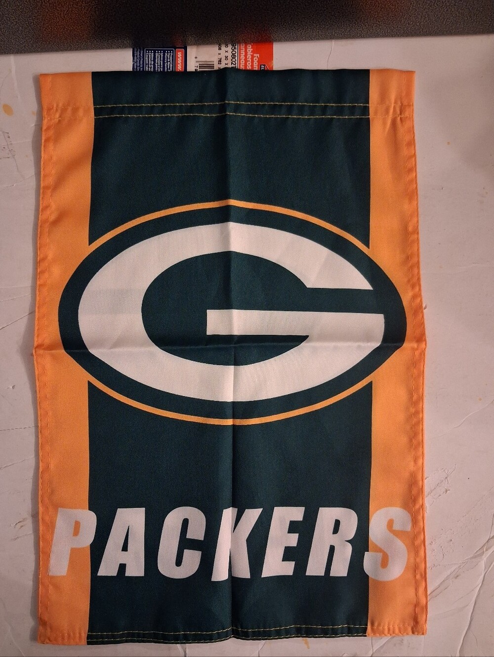 Packers Heathered 2-Sided Garden Flag